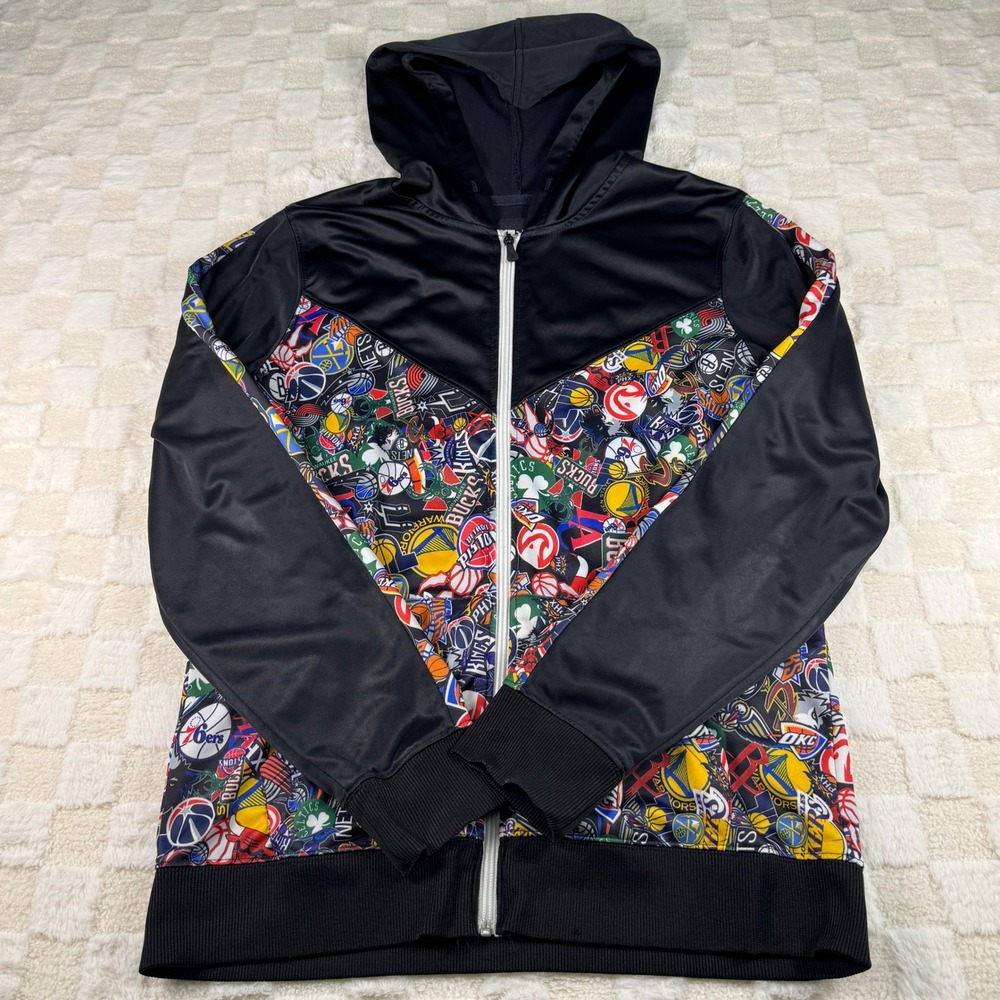 NBA Undrafted Boys Youth Large Full Zip Up Hoodie‎ Jacket Basketball Teams